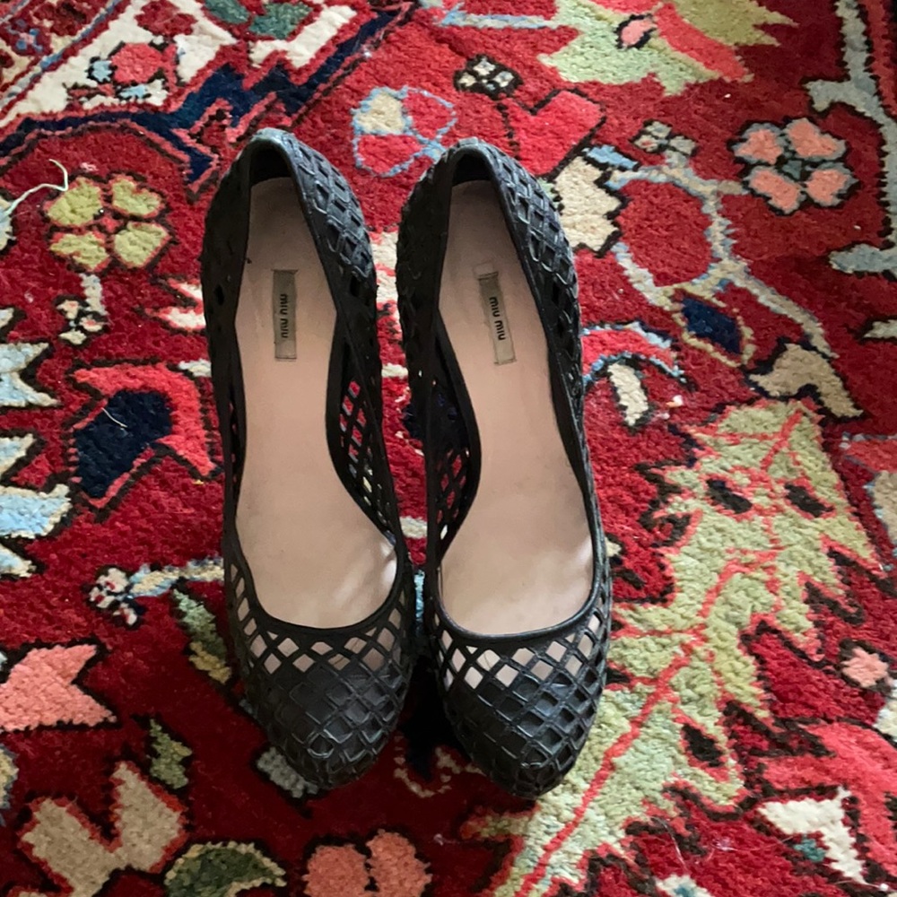 Miu Miu platform heels